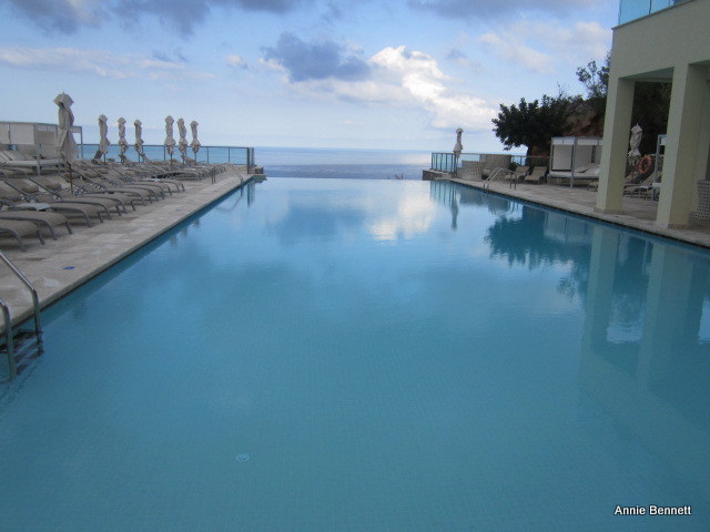 Infinity pool at Jumeirah Port Soller
