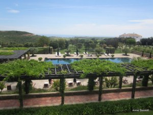 Cortesin view from terrace