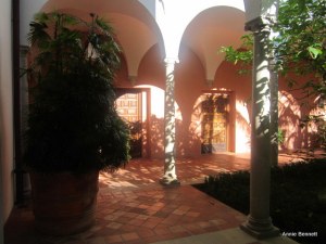 Cortesin courtyard