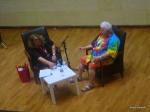Val McDermid and Tiffany Murray