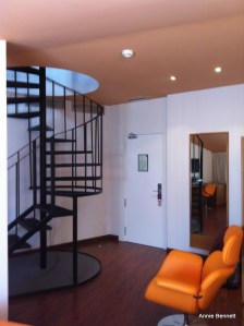 Spiral staircase Room 509 Petit Palace Malaga