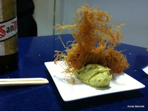 King prawn with avocado